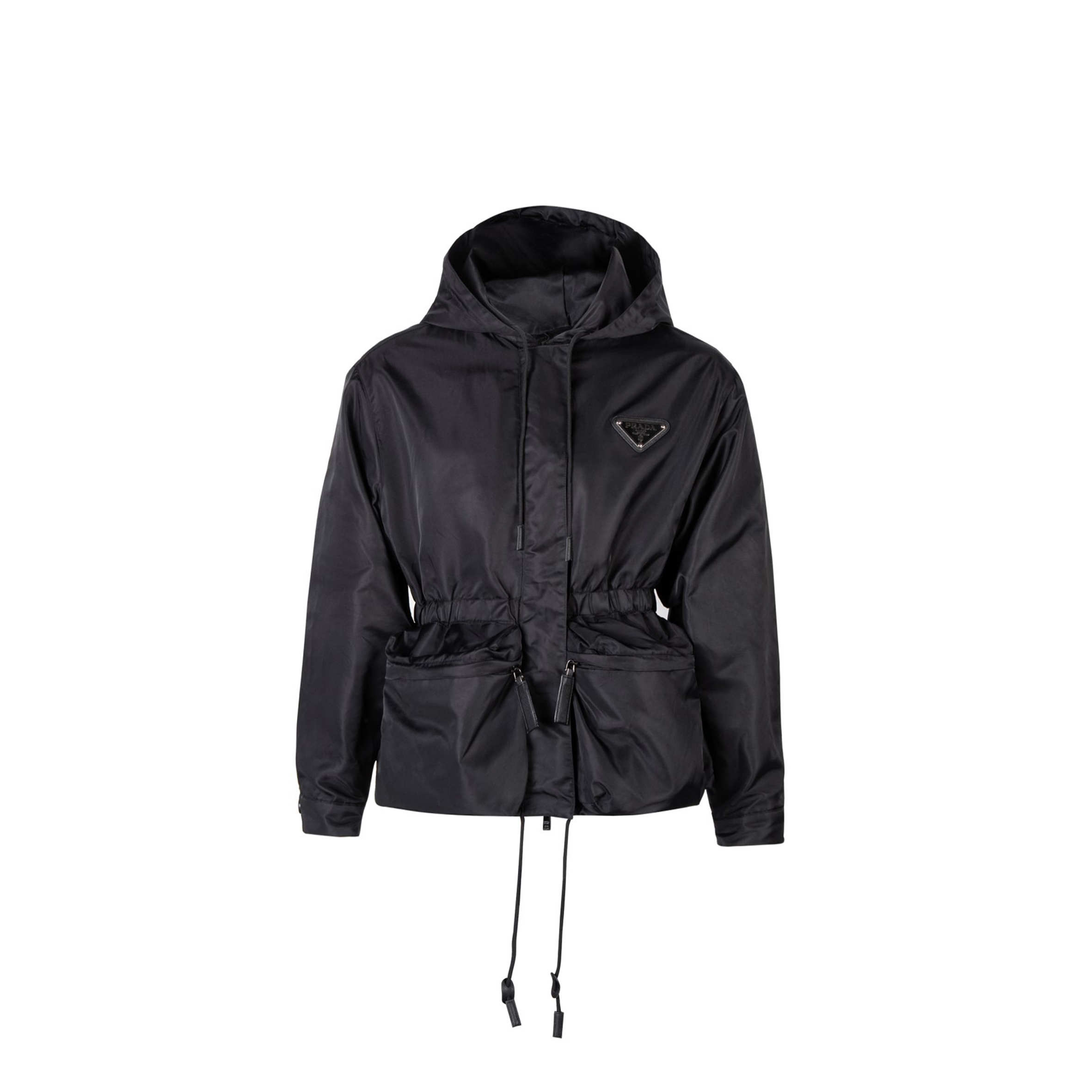 PRADA HOODED WINDBREAKER BLACK PRADA HOODED WINDBREAKER BLACK